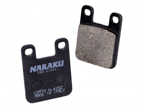 brake pads -NARAKU- organic for Derbi, Gilera, Italjet, Peugeot