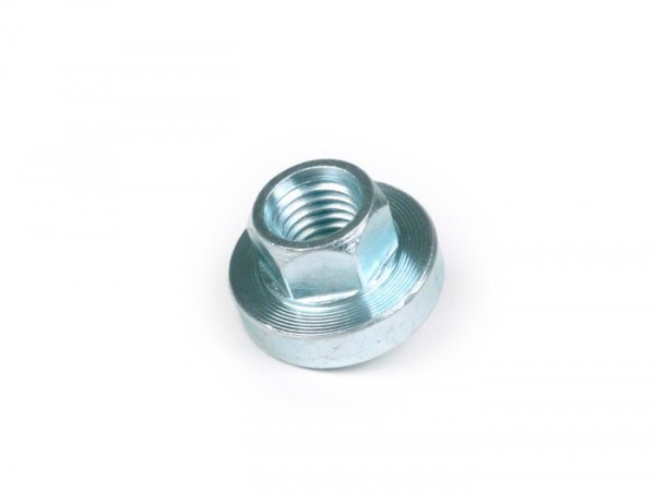 Flywheel nut M10 x 1.50 collar Ø=24mm h=6mm -OEM QUALITY- Vespa V50(N) (92877-), V50 R (-917729), V50 S (15325-81866),V90 (-194926) , SS50, SS90, PV125 (-194969)