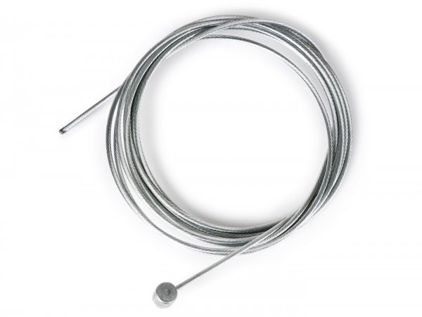Cable universal interior -Ø=1,9mm x 2000mm, boquilla Ø=8,0mm x 8mm- utilizado como cable de embrague, cable de freno delante - girado