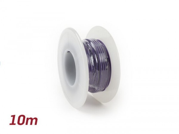 Câble électrique -UNIVERSEL 0,85mm²- 10m - violet