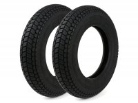 Tyre set -2x-BGM Classic (Made in Germany)- 3.50 - 10 inch TT 59P 150 km/h (reinforced)) - for tube rims only