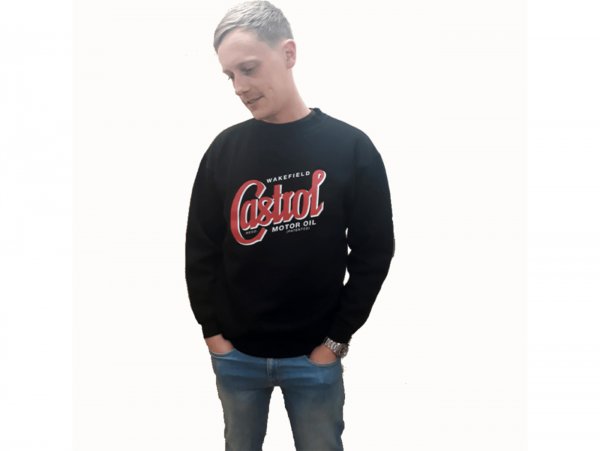 Sweat-shirt -CASTROL, Classic- noir - XL