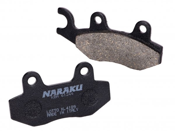 brake pads -NARAKU- organic for Keeway, Kymco, Peugeot, TGB