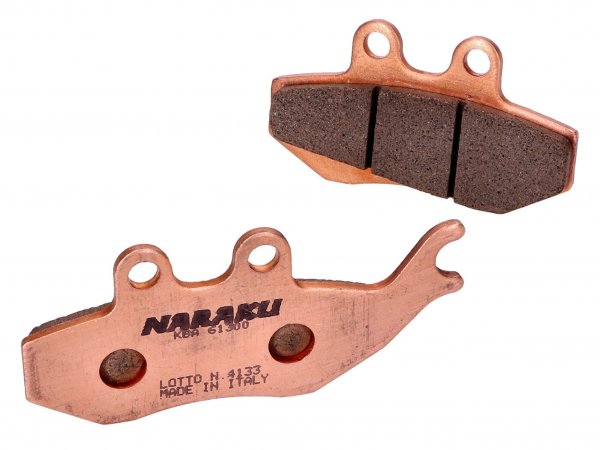 brake pads -NARAKU- sintered for Aprilia, Gilera, MBK, Yamaha