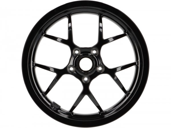 Wheel rim -BGM PRO SPORT - 3.00-13 inch -  Vespa GTS, GTS Super, ​GTV, Sei Giorni, GT 60, ​GT, ​GT L 125-300ccm - shiny  black