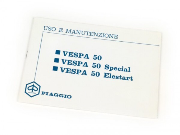 Libretto uso e manutenzione -VESPA- Vespa 50 Special (serie 2), 50 Elestart