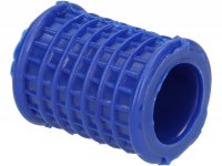Kickstart rubber -OEM QUALITY- Vespa Largeframe - checkered (round) - blue