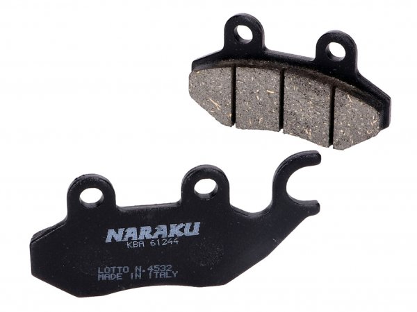 brake pads -NARAKU- organic for PGO, SYM, TGB, Peugeot