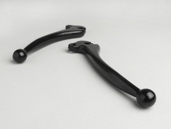 Brake and clutch lever set -OEM QUALITY- Vespa PX (- 1997) - black