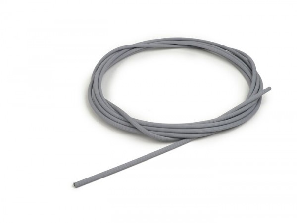 Cable hose -VESPA Vintage- Ø inner = 3,0mm, Ø outer = 5,5mm (5m) - grey