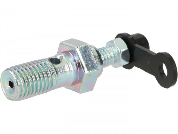 Banjo bolt with bleeding screw -OEM QUALITY M10 x 1.25 galvanised- for brake calliper Stage6, bgm Pro