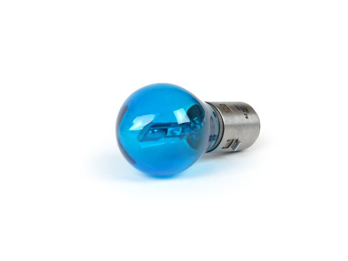 Ampoule -BA20d- 12V 35/35W - bleu à effet xénon