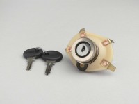 Ignition switch -OEM QUALITY- Vespa Rally200, ET3, PX (-1984, italian models, without battery) - 4 connections