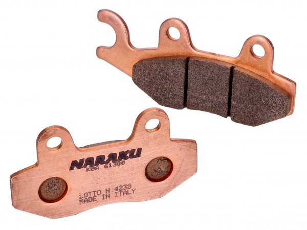 brake pads -NARAKU- sintered for Keeway, Kymco, Peugeot, TGB