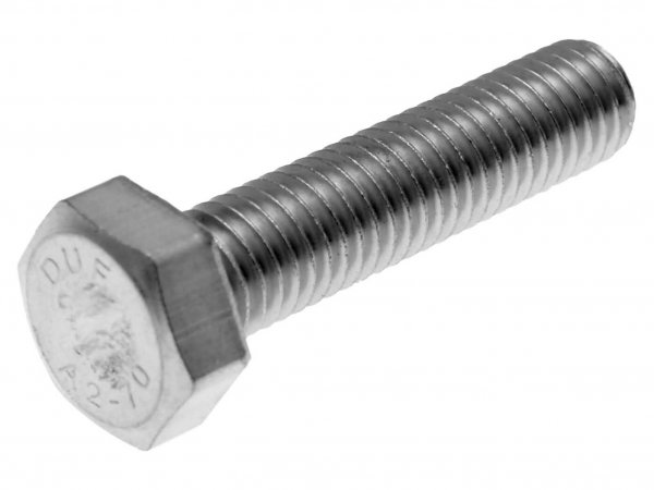 hex cap screws / tap bolts -101 OCTANE- DIN933 M8x35 full thread stainless steel A2 (25 pcs)