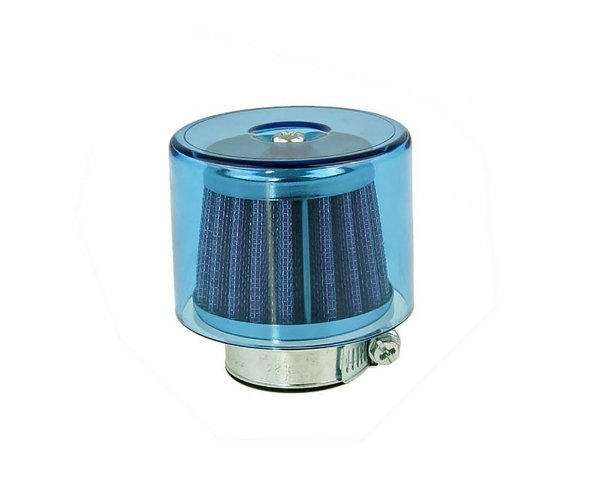 air filter Air-System -101 OCTANE- metal gauze filter 35mm straight version blue shield