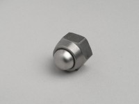 Domed cap nut -DIN 986- M12 x 1,50 (used for front axle Lambretta LI, LIS, SX, TV, DL, GP, J) - stainless steel