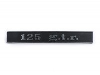 Badge frame rear -OEM QUALITY- Vespa 125 g.t.r. (rectanGL150 (VLA1T)e) - Vespa GTR125 (since 1969)