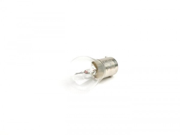 Light bulb -BA15s (pins straight) - 12V 21W - white