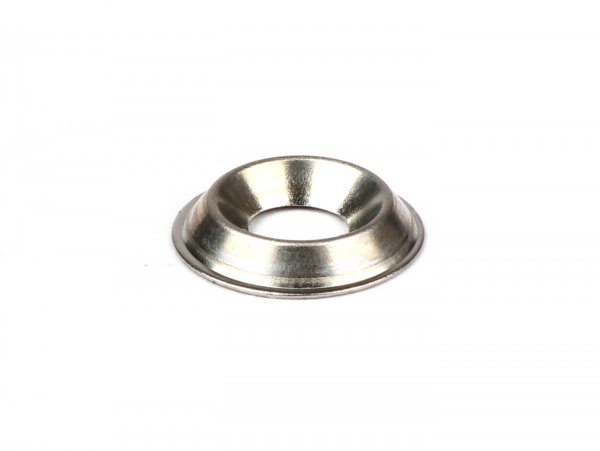 Cup washer -M4 - brass nickel plated