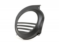 Flywheel cover -OEM QUALITY- Vespa PX80, PX125, PX150, PX200 - models with electric starter -black