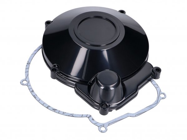 Coperchio alternatore / coperchio accensione nero  -101 OCTANE- per Minarelli AM6