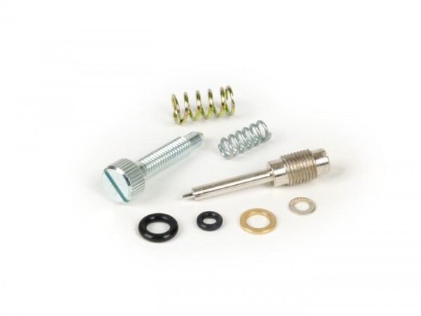 Fuel/air mixture screw and throttle valve ajduster screw set -DellOrto PHBL 22-24-25/PHBH 28-30 carburettor-