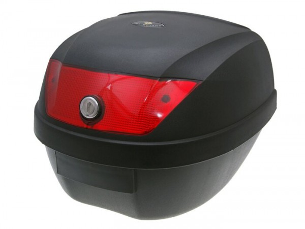 Topcase -101 OCTANE 28L- 395x300x395mm- black - reflector red