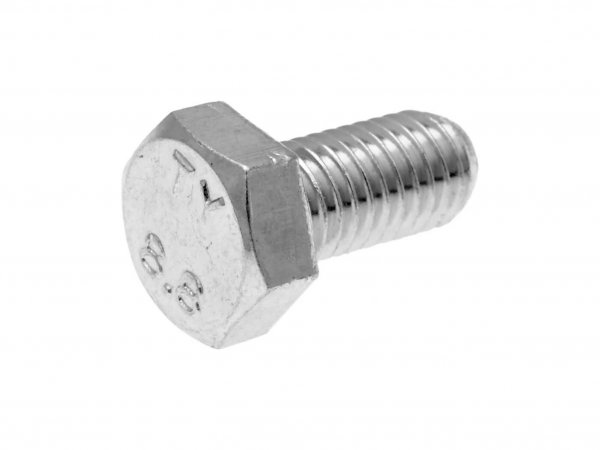 hex cap screws / tap bolts -101 OCTANE- DIN933 M8x16 full thread zinc plated steel (50 pcs)