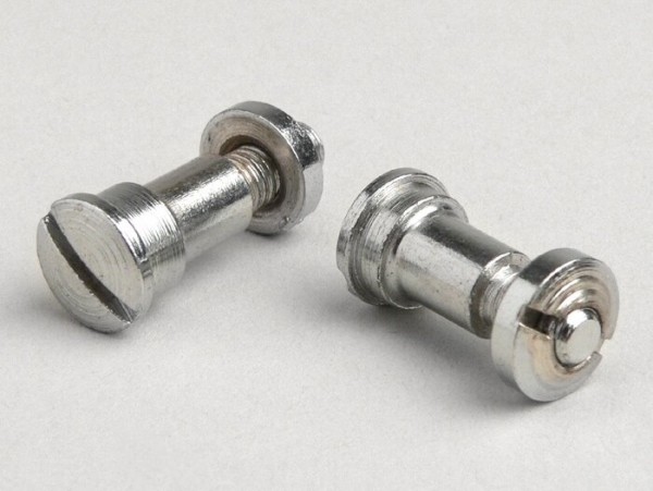 Pair of screws (brake lever + clutch lever) -OEM QUALITY- Vespa Wideframe VM1T-2T, VN1T-2T, 150 VL1T-3T