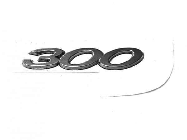 Schriftzug Gepäckfach -PIAGGIO- 300 - Vespa GTS 300 (ZAPMA3300), Vespa GTS Super 300 (ZAPMA3300)