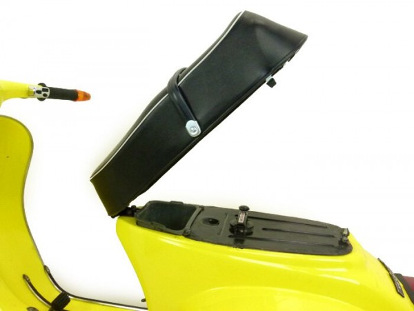 Seat -MADE IN ITALY- Vespa V50, PV125, ET3 - w/o lock  - type SS50/SS90