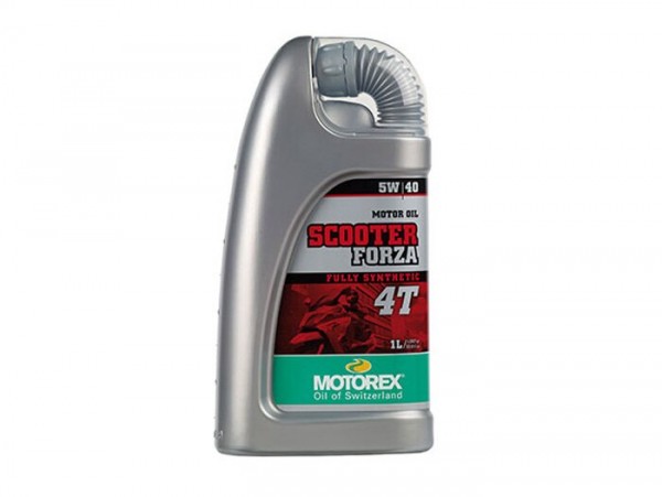 Aceite sintético -MOTOREX Scooter Forza 4T- 4 tiempos SAE 5W-40 - 1000ml