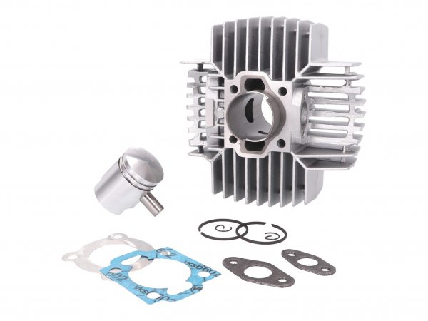 cylinder kit 60cc 40mm -101 OCTANE- for Puch 4-speed Monza, Condor, X50-4, White Speed