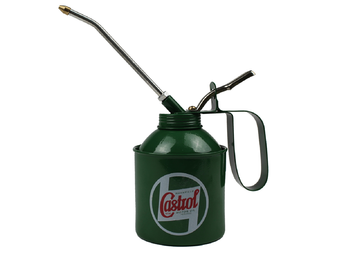 Ölkännchen mit Pumpe -CASTROL, Classic- (500ml), Werkzeug, Werkstattbedarf