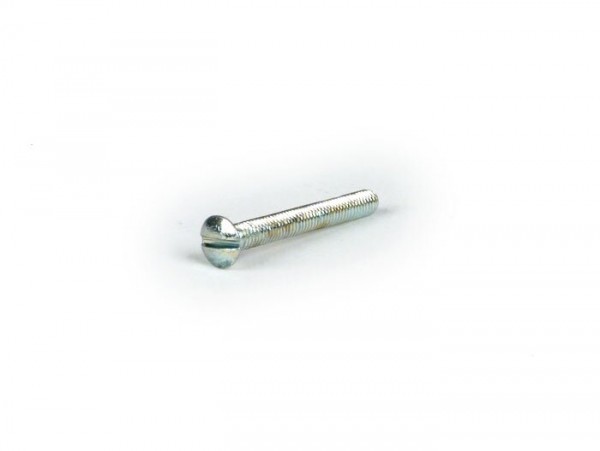 Raised slotted countersunk screw-DIN 964- M3 x 25 - galvanised (used for light switch Lambretta LI (1st series, 2nd series, 3rd series)