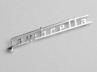 Badge legshield -LAMBRETTA- Lambretta - Lui 50 (1st version), Lui 75 (1st version)