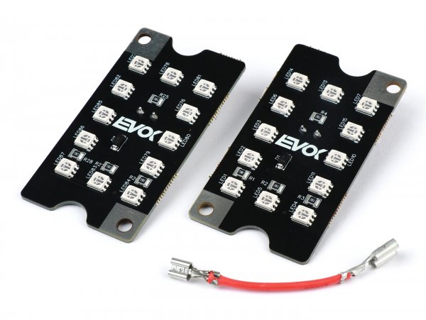 Panneau/réflecteur LED pour clignotants -EVOK LED 12V DC- Vespa PK S - arrière (paire)