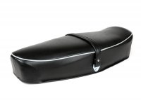 Selle -QUALITÉ OEM- Vespa Sprint150 (VLB1T), GL150 (VLA1T), GT125 (VNL2T), GTR125 (VNL2T) - avec insigne Piaggio