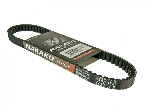 drive belt -NARAKU- type 729mm / size 729*18*28 for 139QMB, QMA 12"