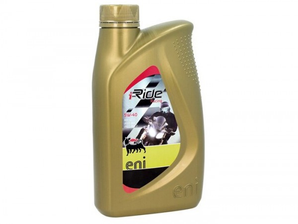 Oil -ENI (AGIP) I-Ride PG- 4-stroke SAE 5W-40 synthetic - 1000ml - recommended by Eni for Vespa GT/GTS/GTV125-300, LX/LXV125-150