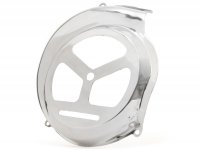 Flywheel cover -VESPA GS150 Style- Vespa PX80, PX125, PX150, PX200 - models with electric starter - stainless steel