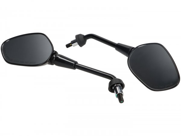 Mirrors -DMP- Vespa GTS 125-300 HPE Keyless - from 2023 - pair - glossy black