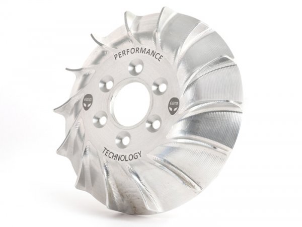 Flywheel fan -EGIG PERFORMANCE High Performance- aluminium CNC Vape- Vespa V50, PV 125, ET3, PK, PK S, PK XL, PK XL2