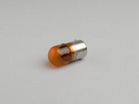 Light bulb -BA15s (straight pins) - 12V 10W - amber