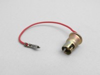 Speedo bulb holder -LAMBRETTA- LI, LIS, SX, TV, DL, GP - Ø12mm - also suitable as speedometer light for Vespa PX old (1977-1982)