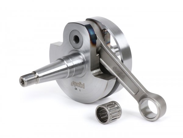 Crankshaft -POLINI Racing (rotary valve) 57mm stroke- Vespa PX200, Cosa 200
