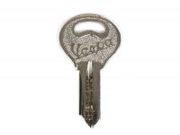 Blank key -VESPA- for steering lock all Vespa Wideframe/Largeframe (1948-1965) - used for e.g. Vespa V1T-V33T, VM, VN, VL, GS150 (VS1-5T), VNA, VNB, VBA, VBB, GL150 (VGLB1T)