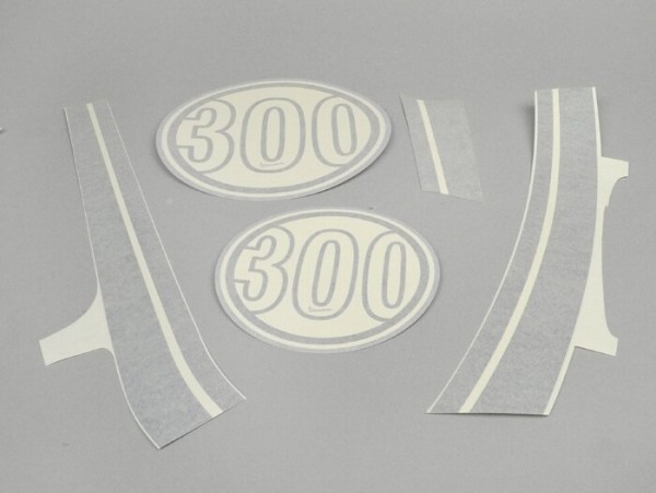 Set adesivi -VESPA Super 300- Vespa GTS - blu