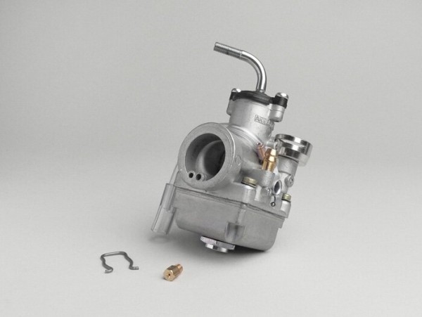 Carburateur -ARRECHE 17,5mm- starter électrique, montage souple (type Minarelli) - CS=23mm-